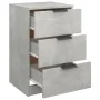 Concrete gray bedside table 40x36x65 cm by vidaXL, Nightstands - Ref: Foro24-811276, Price: 55,39 €, Discount: %