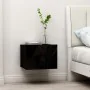 Nachttische 2 Stück schwarzes Sperrholz 40x30x30 cm von vidaXL, Nachttische - Ref: Foro24-801056, Preis: 60,10 €, Rabatt: %