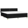 Box spring bed with black fabric mattress 180x200 cm by , Beds and slatted bases - Ref: Foro24-3130211, Price: 537,53 €, Disc...