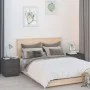 Mesitas de noche 2 uds madera maciza pino gris 40x34x45 cm de vidaXL, Mesitas de noche - Ref: Foro24-818330, Precio: 86,68 €,...