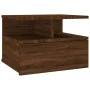 Schwebender Nachttisch aus braunem Eichenholz 40x31x27 cm von vidaXL, Nachttische - Ref: Foro24-815316, Preis: 43,15 €, Rabat...