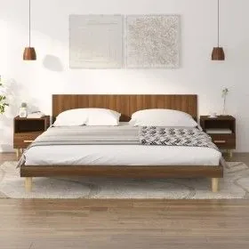 Nachttische 2 Einheiten, braune Eiche, 40 x 35 x 47 cm von vidaXL, Nachttische - Ref: Foro24-817302, Preis: 69,03 €, Rabatt: %