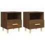 Nightstands 2 units brown oak color 40x35x47 cm by vidaXL, Nightstands - Ref: Foro24-817302, Price: 69,03 €, Discount: %