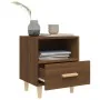 Nightstands 2 units brown oak color 40x35x47 cm by vidaXL, Nightstands - Ref: Foro24-817302, Price: 69,03 €, Discount: %