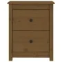Bedside table solid honey brown pine wood 50x35x61.5 cm by vidaXL, Nightstands - Ref: Foro24-813685, Price: 51,10 €, Discount: %