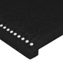 Estructura de cama con cabecero de tela negro 200x200 cm de , Camas y somieres - Ref: Foro24-3125002, Precio: 234,79 €, Descu...