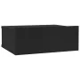 Floating nightstand black plywood 40x30x15cm by vidaXL, Nightstands - Ref: Foro24-800308, Price: 34,59 €, Discount: %