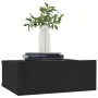 Floating nightstand black plywood 40x30x15cm by vidaXL, Nightstands - Ref: Foro24-800308, Price: 34,59 €, Discount: %