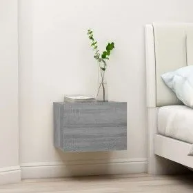 Mesita de noche madera contrachapada gris Sonoma 40x30x30 cm de vidaXL, Mesitas de noche - Ref: Foro24-815413, Precio: 33,00 ...