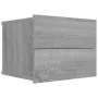 Mesita de noche madera contrachapada gris Sonoma 40x30x30 cm de vidaXL, Mesitas de noche - Ref: Foro24-815413, Precio: 33,00 ...