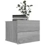 Mesita de noche madera contrachapada gris Sonoma 40x30x30 cm de vidaXL, Mesitas de noche - Ref: Foro24-815413, Precio: 33,00 ...