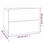 Mesita de noche madera contrachapada gris Sonoma 40x30x30 cm de vidaXL, Mesitas de noche - Ref: Foro24-815413, Precio: 33,00 ...