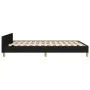 Bed frame with black fabric headboard 140x200 cm by , Beds and slatted bases - Ref: Foro24-3124978, Price: 197,31 €, Discount: %