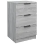 Gray Sonoma bedside table 40x36x65 cm by vidaXL, Nightstands - Ref: Foro24-817053, Price: 52,89 €, Discount: %