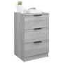 Mesita de noche gris Sonoma 40x36x65 cm de vidaXL, Mesitas de noche - Ref: Foro24-817053, Precio: 52,89 €, Descuento: %