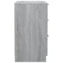 Gray Sonoma bedside table 40x36x65 cm by vidaXL, Nightstands - Ref: Foro24-817053, Price: 52,89 €, Discount: %