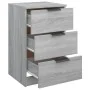 Mesita de noche gris Sonoma 40x36x65 cm de vidaXL, Mesitas de noche - Ref: Foro24-817053, Precio: 52,89 €, Descuento: %