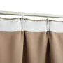 Cortina opaca con ganchos gris topo 290x245 cm de vidaXL, Cortinas y visillos - Ref: Foro24-134441, Precio: 36,72 €, Descuent...