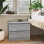 Nachttische 2 Stk. Sonoma graues Sperrholz 50x39x43,5 cm von vidaXL, Nachttische - Ref: Foro24-815825, Preis: 81,70 €, Rabatt: %