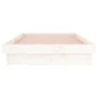 Bettgestell mit LED-Massivholz weiß 75x190 cm von , Betten und Lattenroste - Ref: Foro24-819998, Preis: 99,75 €, Rabatt: %