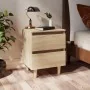 Nightstands 2 pcs Sonoma oak wood legs 40x35x50 cm by vidaXL, Nightstands - Ref: Foro24-805858, Price: 80,76 €, Discount: %