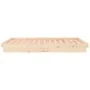 Bed frame with LED solid wood 120x200 cm by , Beds and slatted bases - Ref: Foro24-819967, Price: 122,98 €, Discount: %