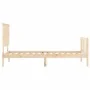 Bettgestell mit Massivholzkopfteil 100x200 cm von , Betten und Lattenroste - Ref: Foro24-3193391, Preis: 116,89 €, Rabatt: %