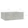 Mesitas de noche flotantes 2 ud madera ingeniería gris hormigón de vidaXL, Mesitas de noche - Ref: Foro24-800315, Precio: 36,...