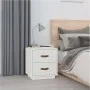 Nachttisch aus massivem weißem Kiefernholz, 40 x 34 x 45 cm von vidaXL, Nachttische - Ref: Foro24-818327, Preis: 48,46 €, Rab...