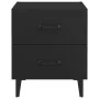 Mesita de noche negra 40x35x47,5 cm de vidaXL, Mesitas de noche - Ref: Foro24-811990, Precio: 50,65 €, Descuento: %