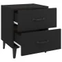 Black nightstand 40x35x47.5 cm by vidaXL, Nightstands - Ref: Foro24-811990, Price: 50,66 €, Discount: %