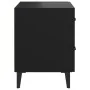 Black nightstand 40x35x47.5 cm by vidaXL, Nightstands - Ref: Foro24-811990, Price: 50,66 €, Discount: %