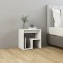 Mesita de noche blanco madera contrachapada 40x30x40 cm de vidaXL, Mesitas de noche - Ref: Foro24-806328, Precio: 32,98 €, De...