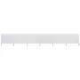 Beach windbreak with 6 fabric panels 800x80 cm white by vidaXL, Umbrellas - Ref: Foro24-44543, Price: 58,94 €, Discount: %