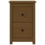 Nachttische 2 Stück honigbraunes Kiefernholz 40x35x61,5 cm von vidaXL, Nachttische - Ref: Foro24-820953, Preis: 88,86 €, Raba...