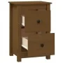Nachttische 2 Stück honigbraunes Kiefernholz 40x35x61,5 cm von vidaXL, Nachttische - Ref: Foro24-820953, Preis: 88,86 €, Raba...