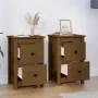 Bedside tables 2 pcs honey brown pine wood 40x35x61.5 cm by vidaXL, Nightstands - Ref: Foro24-820953, Price: 88,86 €, Discoun...