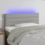 Hellgraues Stoffkopfteil mit LED 100x5x78/88 cm von vidaXL, Kopf- und Fußteile - Ref: Foro24-3121742, Preis: 40,50 €, Rabatt: %