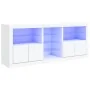 Sideboard mit weißen LED-Leuchten 162x37x67 cm von , Sideboards - Ref: Foro24-3209030, Preis: 220,60 €, Rabatt: %
