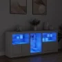 Sideboard mit weißen LED-Leuchten 162x37x67 cm von , Sideboards - Ref: Foro24-3209030, Preis: 220,60 €, Rabatt: %