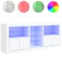 Sideboard with white LED lights 162x37x67 cm by , Sideboards - Ref: Foro24-3209030, Price: 220,60 €, Discount: %
