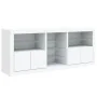 Sideboard mit weißen LED-Leuchten 162x37x67 cm von , Sideboards - Ref: Foro24-3209030, Preis: 220,60 €, Rabatt: %