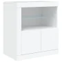 Sideboard with white LED lights 162x37x67 cm by , Sideboards - Ref: Foro24-3209030, Price: 220,60 €, Discount: %