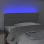Light gray fabric headboard with LED 100x5x78/88 cm by vidaXL, Headboards and footboards - Ref: Foro24-3121742, Price: 40,38 ...