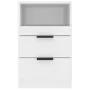 Nightstand 2 pcs glossy white plywood by vidaXL, Nightstands - Ref: Foro24-811245, Price: 95,90 €, Discount: %