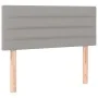 Cabecero con LED de tela gris claro 100x5x78/88 cm de vidaXL, Cabeceros y pies de cama - Ref: Foro24-3121742, Precio: 40,50 €...
