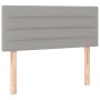 Hellgraues Stoffkopfteil mit LED 100x5x78/88 cm von vidaXL, Kopf- und Fußteile - Ref: Foro24-3121742, Preis: 40,50 €, Rabatt: %