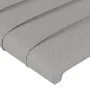 Hellgraues Stoffkopfteil mit LED 100x5x78/88 cm von vidaXL, Kopf- und Fußteile - Ref: Foro24-3121742, Preis: 40,50 €, Rabatt: %