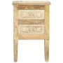 Mesita de noche pintada a mano madera maciza mango 40x30x60 cm de vidaXL, Mesitas de noche - Ref: Foro24-286161, Precio: 132,...