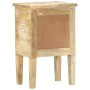 Mesita de noche pintada a mano madera maciza mango 40x30x60 cm de vidaXL, Mesitas de noche - Ref: Foro24-286161, Precio: 132,...